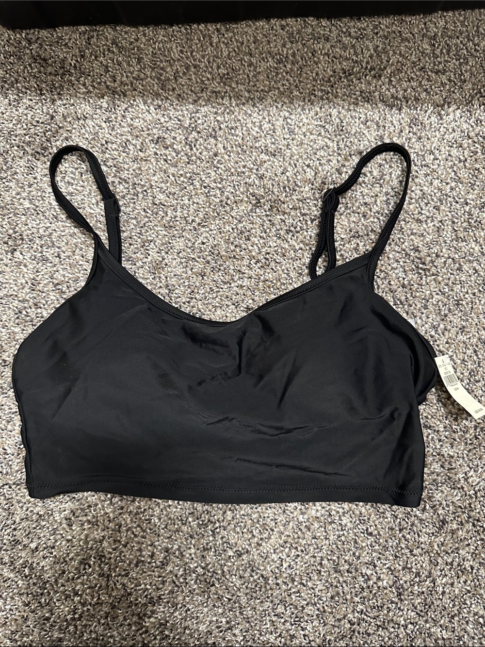 Black Scoop Bikini Top- Aerie